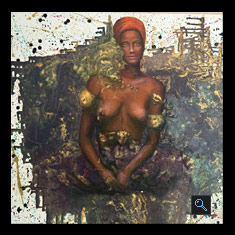 APHRODITE, Oil on Canvas Painting