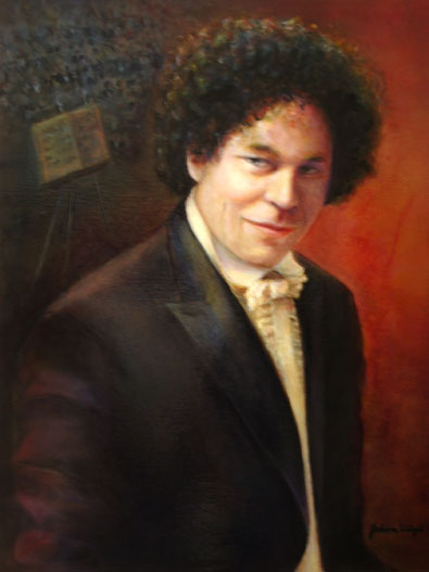 Dude’s Oil Portrait, Oil on Canvas Painting