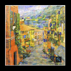 Lago di Como, Oil Painting