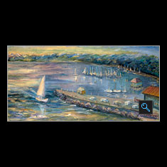 Monterey,  Oil on Canvas Painting