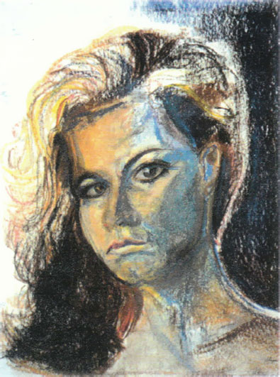  Portrait II, Pastel Painting