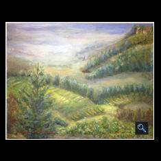 St. Helena Mountain, Oil Painting, Napa, CA